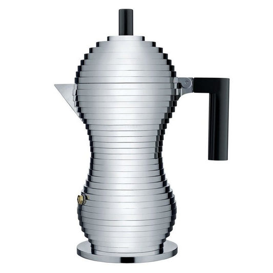 Alessi Espressokocher Espressokocher PULCINA 30 cl schwarz 0.3l Kaffeekanne
